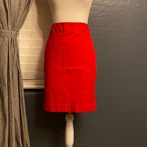 Banana republic never worn red pencil skirt